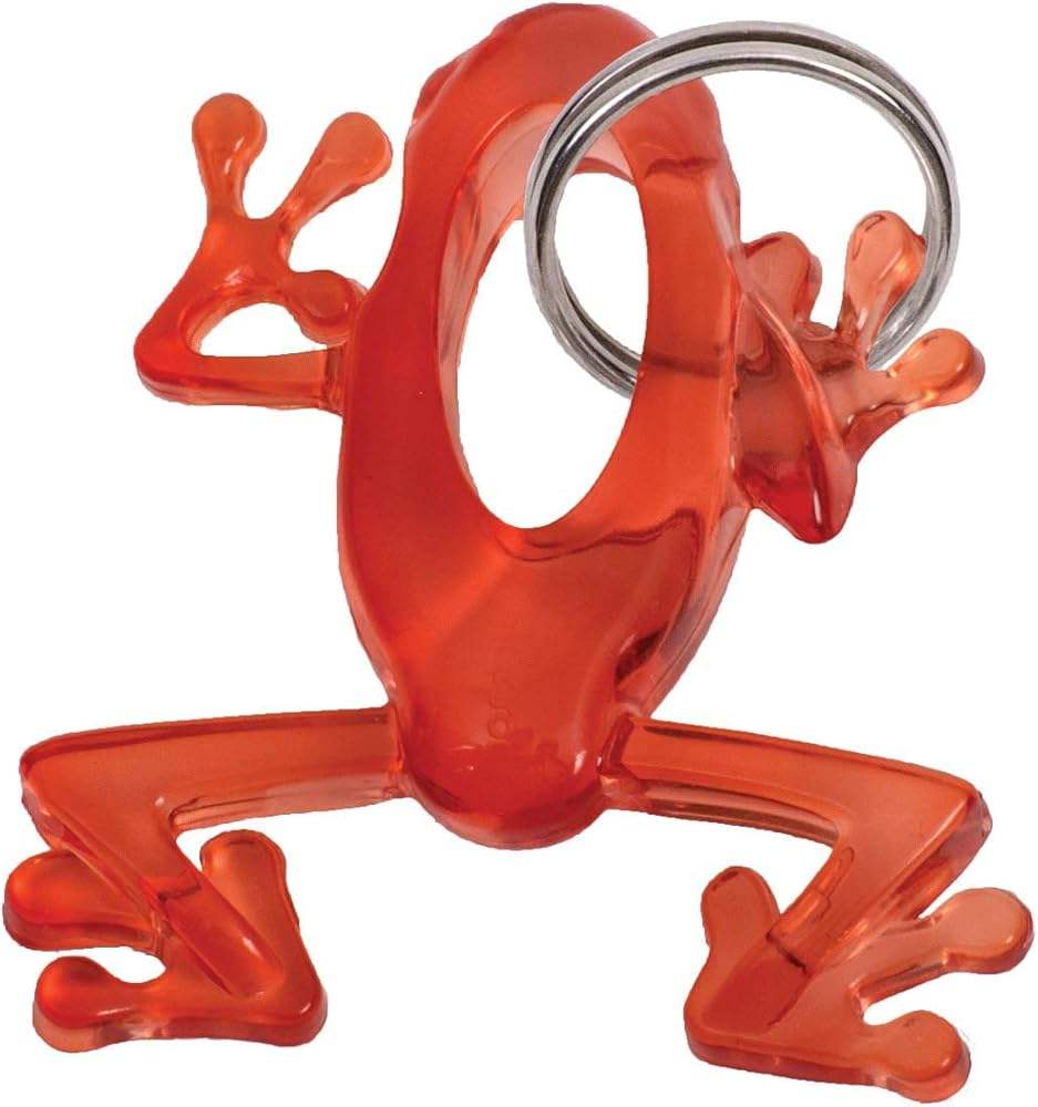Color-Changing Key Chain - Frog Orange by DelSol for Unisex - 1 Pc Keychain