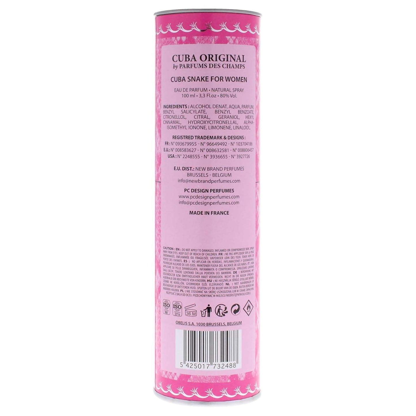 Cuba Jungle Snake by Cuba for Women - 3.3 oz EDP Spray