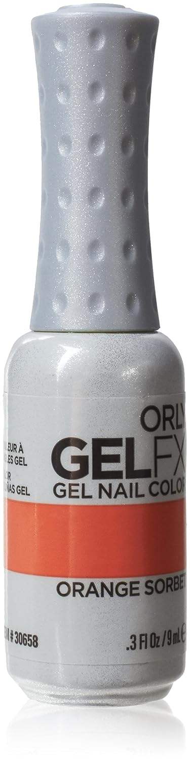 Orly Gelfx Gel Nail Color 0.3 Fl Oz / 9 Ml Orange Sorbet
