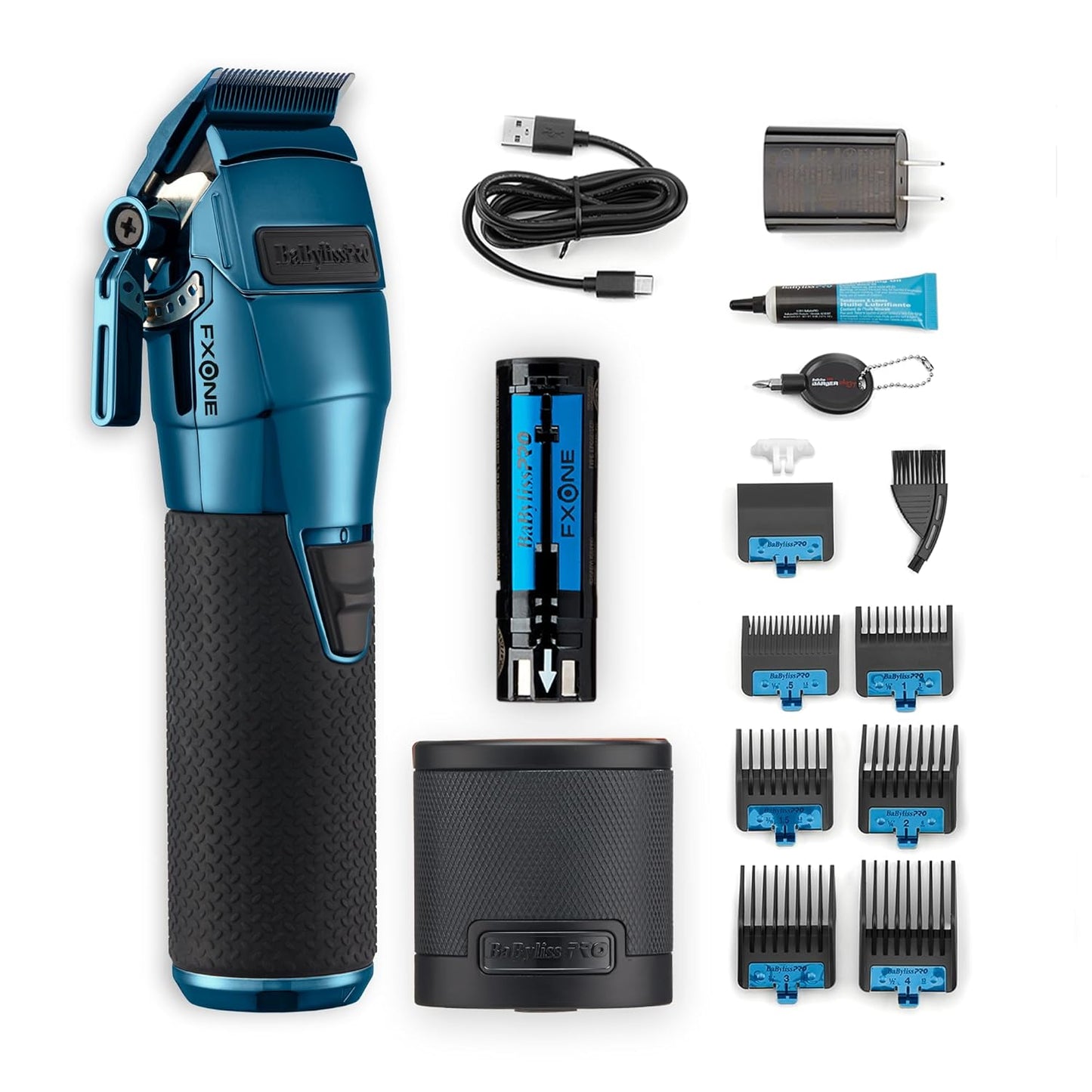 BaBylissPRO FXONE Professional Cordless Hair Clipper BlueFX