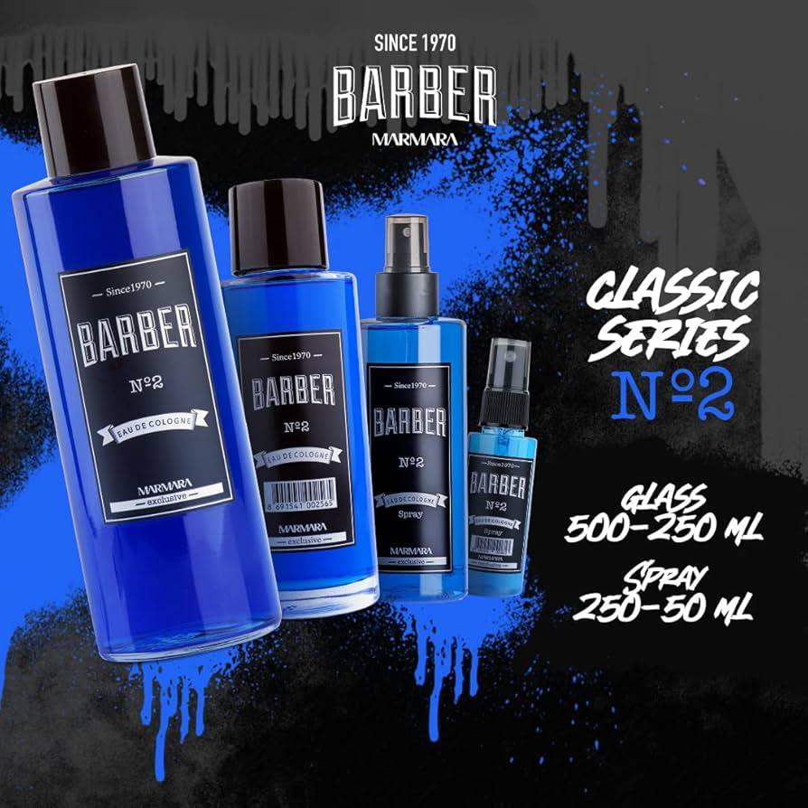 Marmara Barber Aftershave Cologne No.2 250ml / 8.4 oz - Multipack