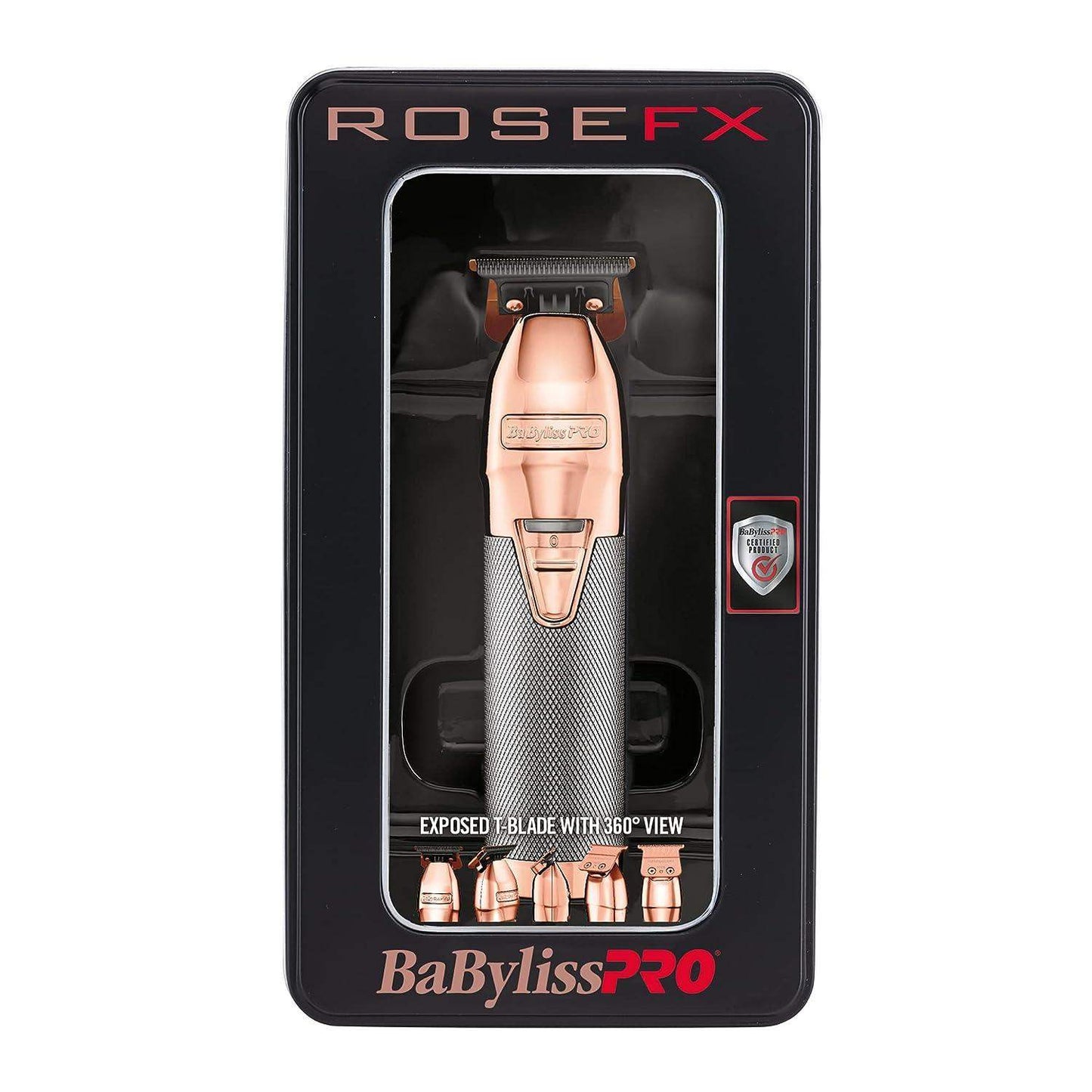 BaBylissPRO Barberology Hair Trimmer for Men FX787RG ROSEFX Professional Outlining Trimmer & Electric Razor - BarberSets