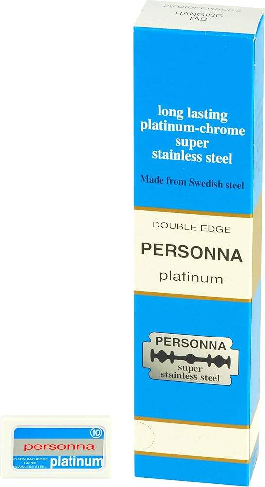 Personna Blue Double Edge Razor Blades 200Ct PR-DE200