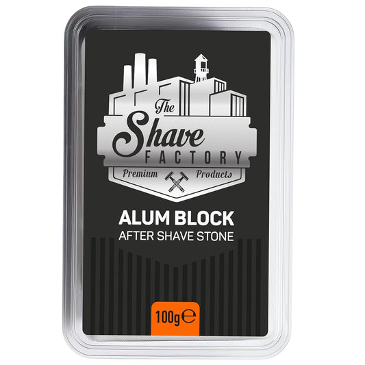 The Shave Factory Alum Block Aftershave for Shaving Razor 100g / 3.53 oz