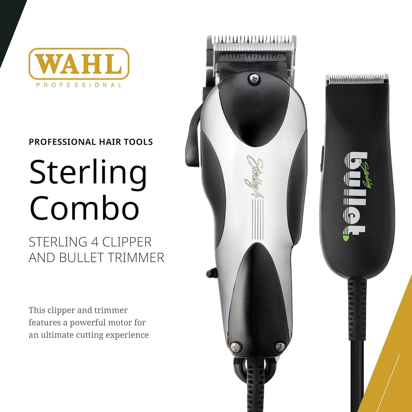 Wahl Sterling 4 Clipper with Sterling Bullet Trimmer Combo