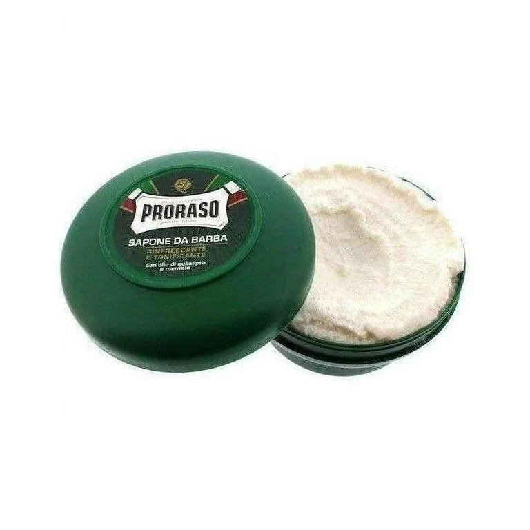 Proraso Shaving Soap in Bowl Refreshing - Green 5.2 oz - Multipack