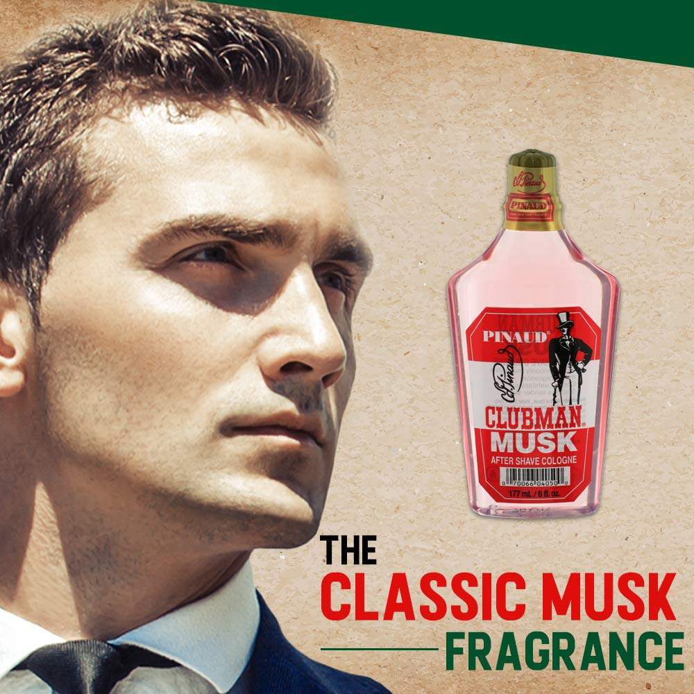 Clubman Musk After Shave Cologne 6 oz