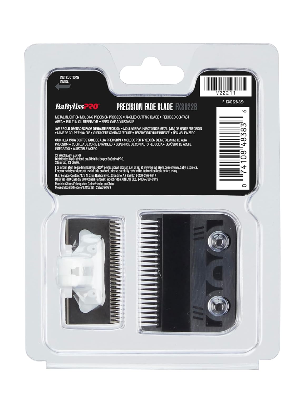 BaBylissPRO Black Titanium MIM Precision Fade Blade