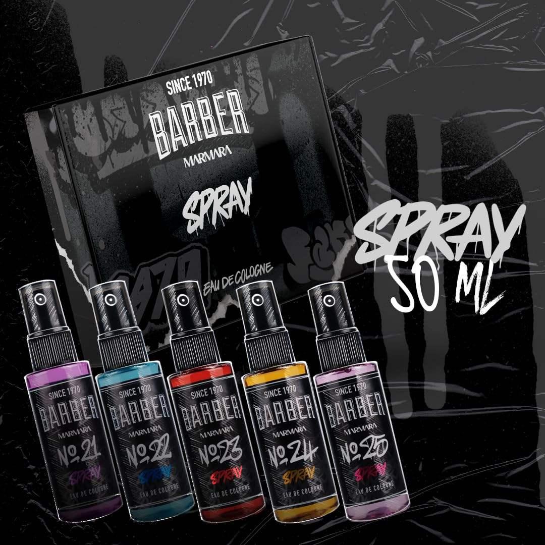 Marmara Barber 5 Mix Travel Set Graffiti Spray 50ml / 1.7 oz BC-50-MIX5-S