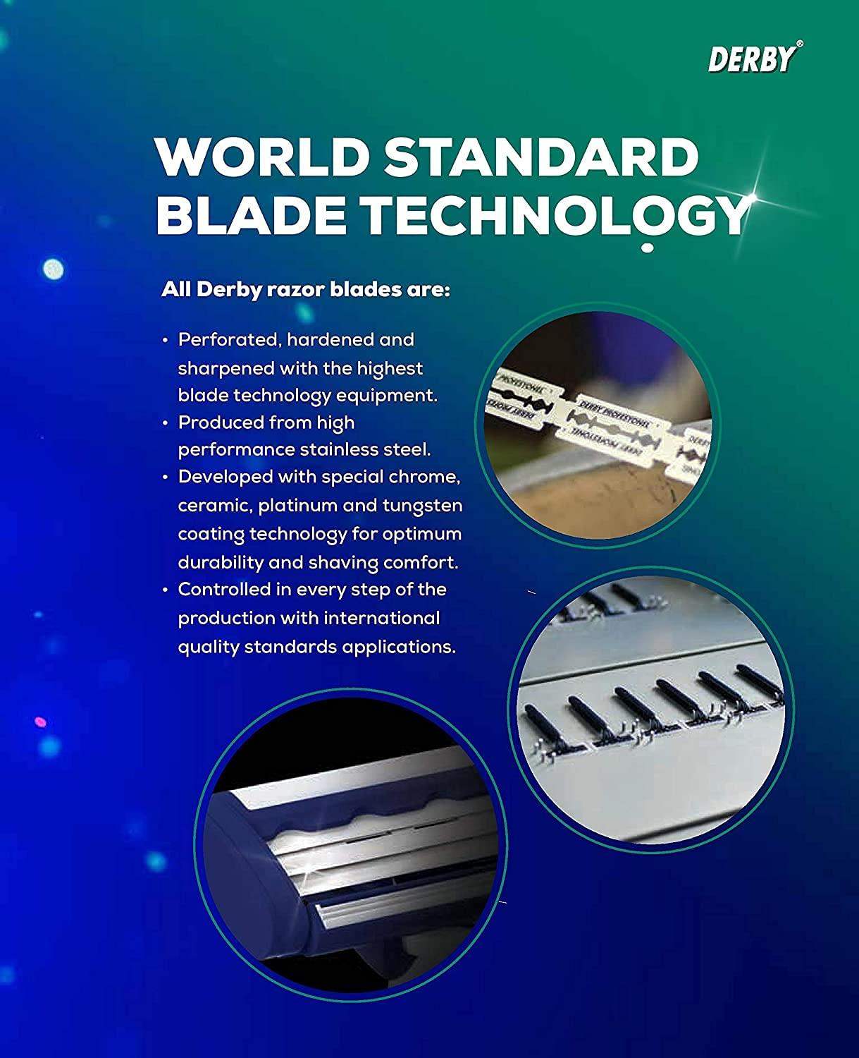 Derby Double Edge Razor Blades - 100ct (mini) - BarberSets