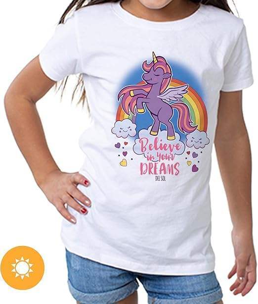 Kids Crew Tee - Believe - White by DelSol for Kids - 1 Pc T-Shirt (YL)