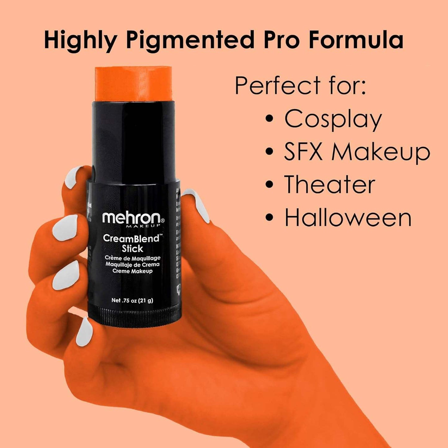 mehron CreamBlend Stick - Orange