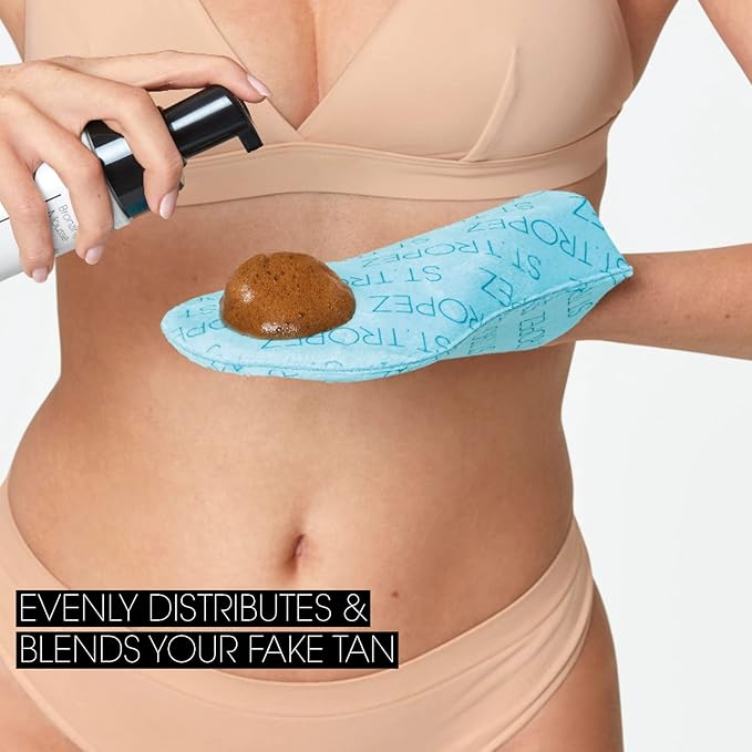 Double-Sided Luxe Velvet Applicator Mitt by St. Tropez for Unisex - 1 Pc Mitt