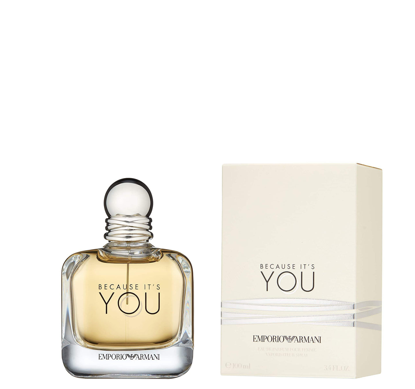 Emporio Armani Because It Is You by Giorgio Armani for Women - 3.4 oz EDP Spray
