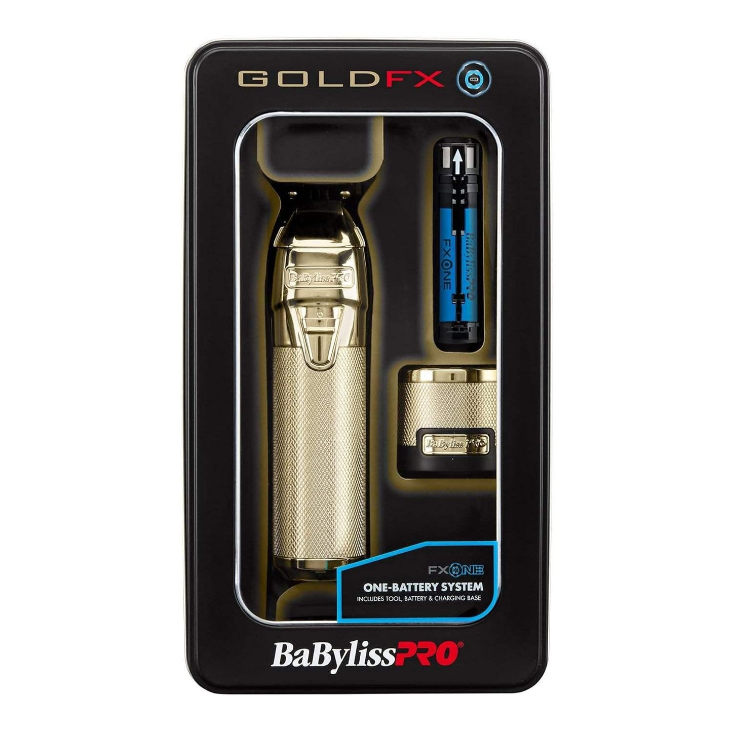 BaByliss Pro GoldFX FXONE Trimmer - High-Performance Cordless Trimmer (BB-FX799g)