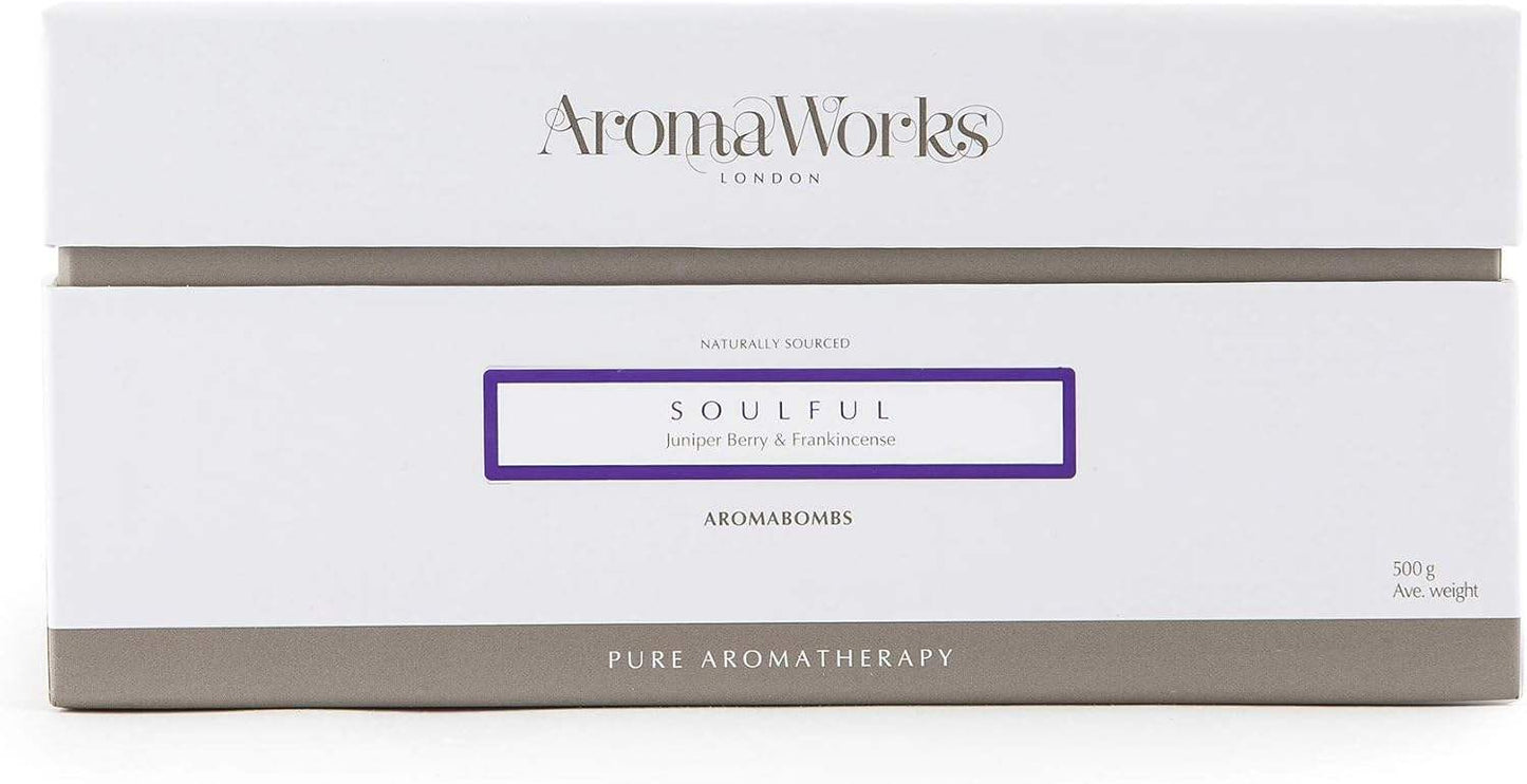 Soulful AromaBomb Duo by Aromaworks for Unisex - 2 x 8.81 oz Bath Bomb