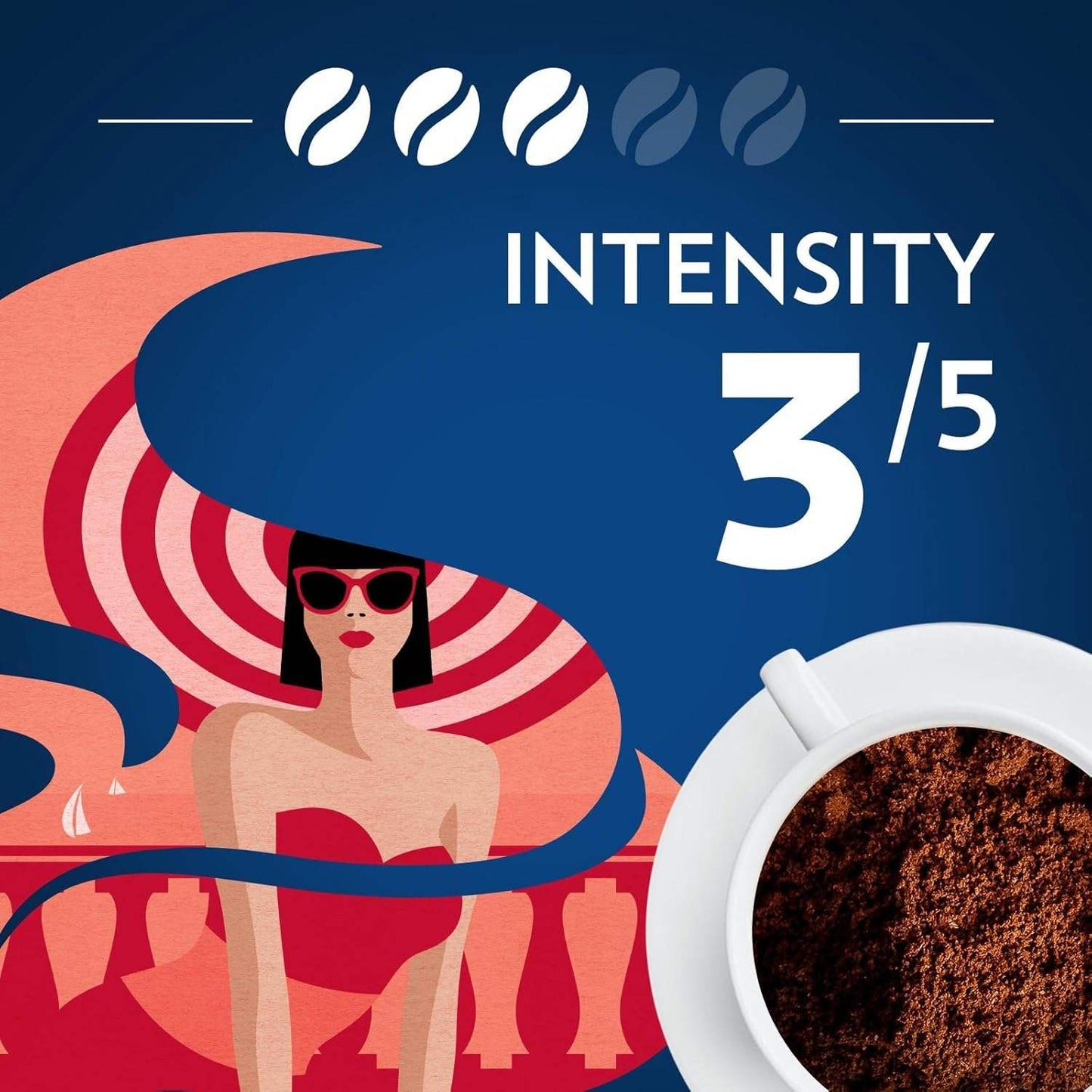 Classico Medium Roast Ground Coffee by Lavazza for Unisex - 12 oz Coffee