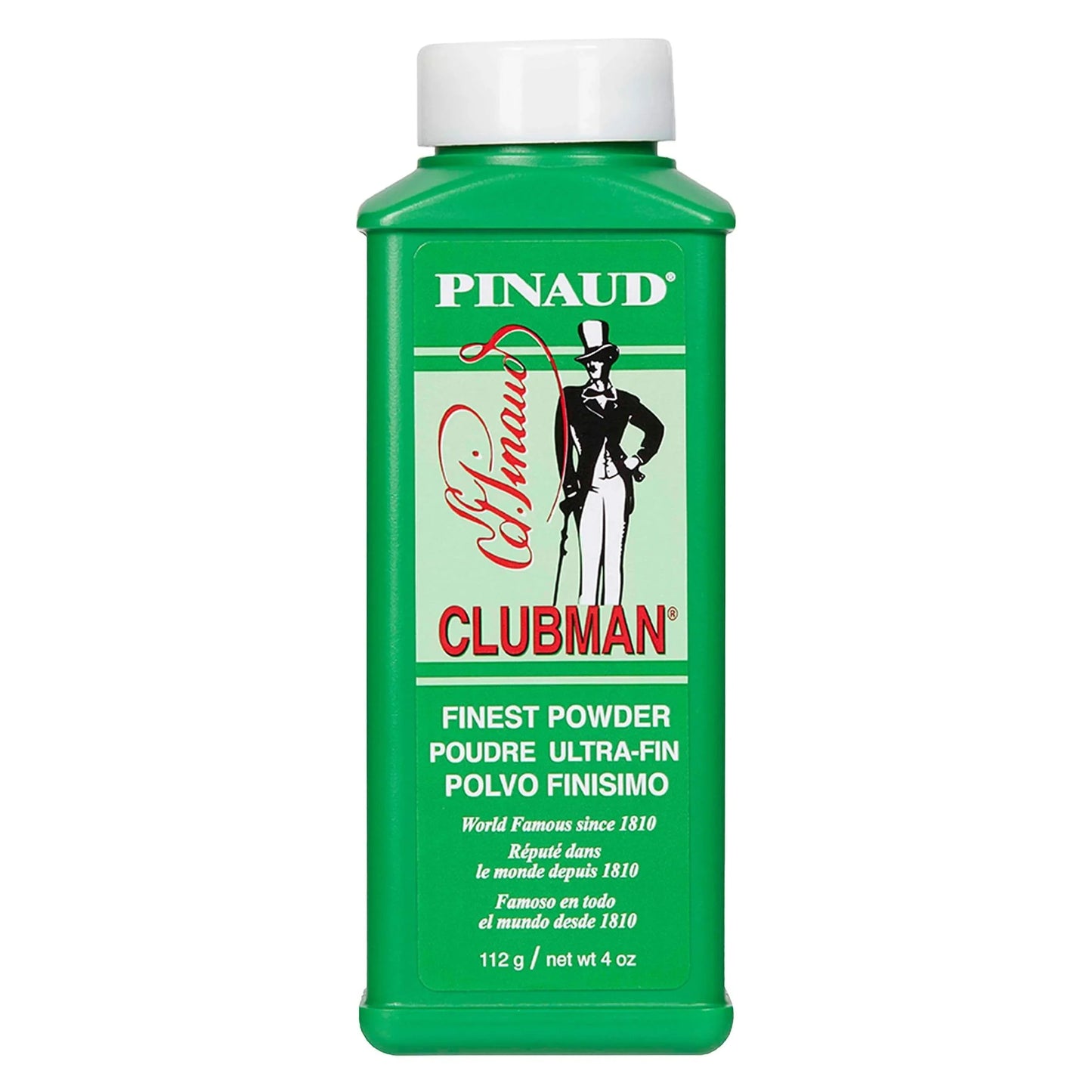 Clubman Talc White 120ml / 4 oz