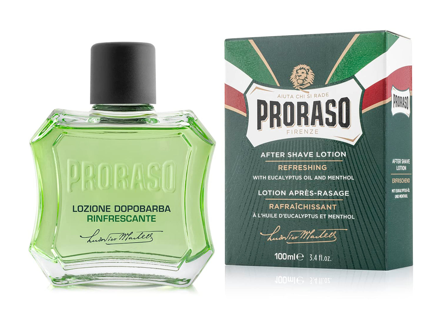 Proraso After Shave Balm Refreshing - Green 3.4 oz - 6 Pack