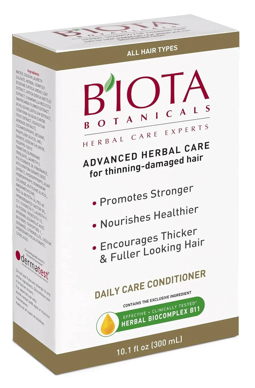 Biota Botanicals Advanced Herbal Care Conditioner for Thinning - Damaged Hair 286g / 10.1 oz
