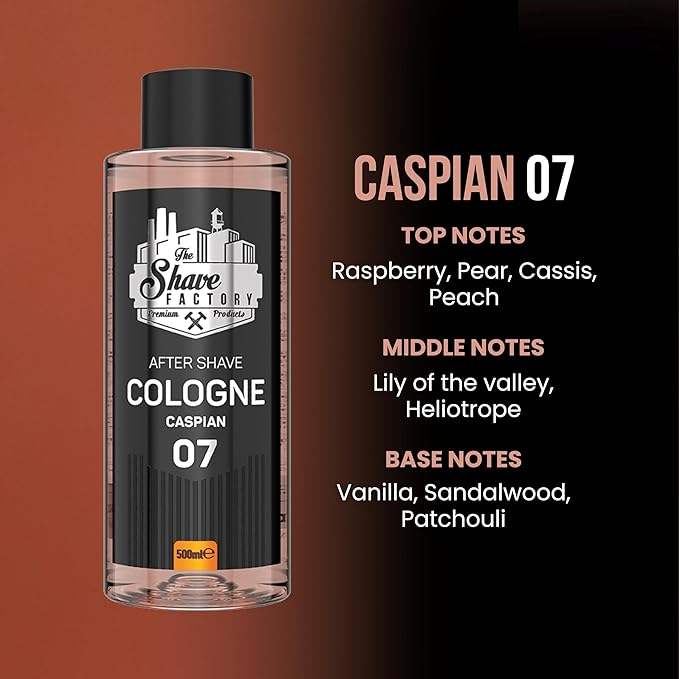 The Shave Factory After Shave Cologne 07 Caspian 8.45 oz
