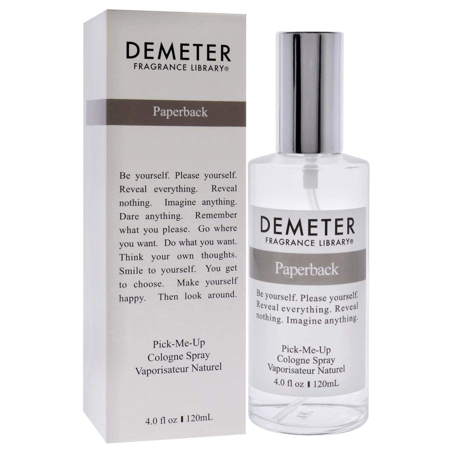 Paperback by Demeter for Unisex - 4 oz Cologne Spray