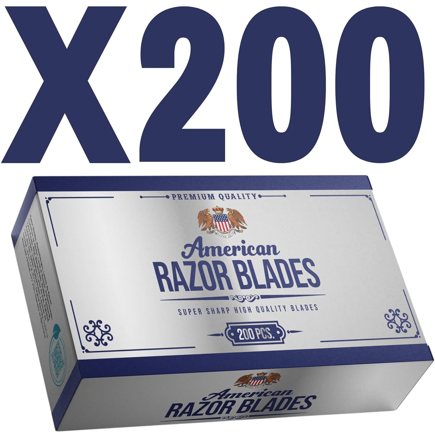 American Razor Blades Double Edge Razor Blades - 200 ct