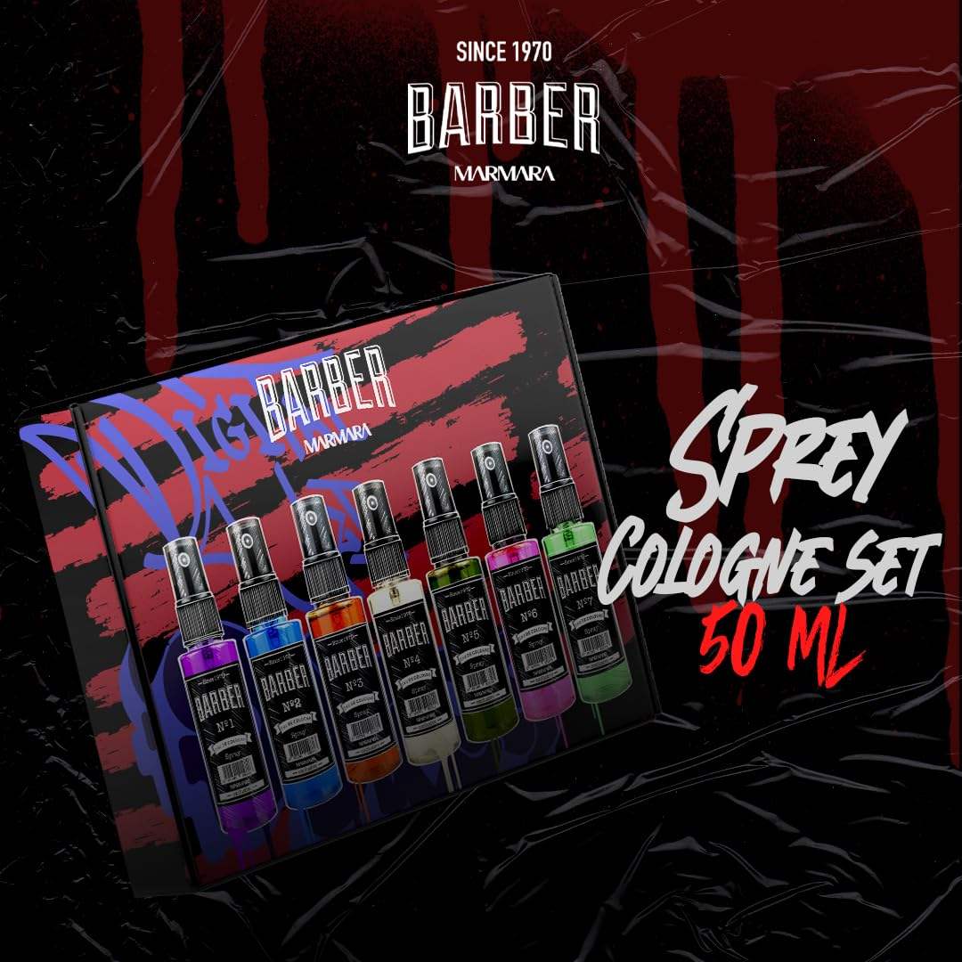 Marmara Barber Barber Cologne 1.7 Oz Giftset (7PCS)