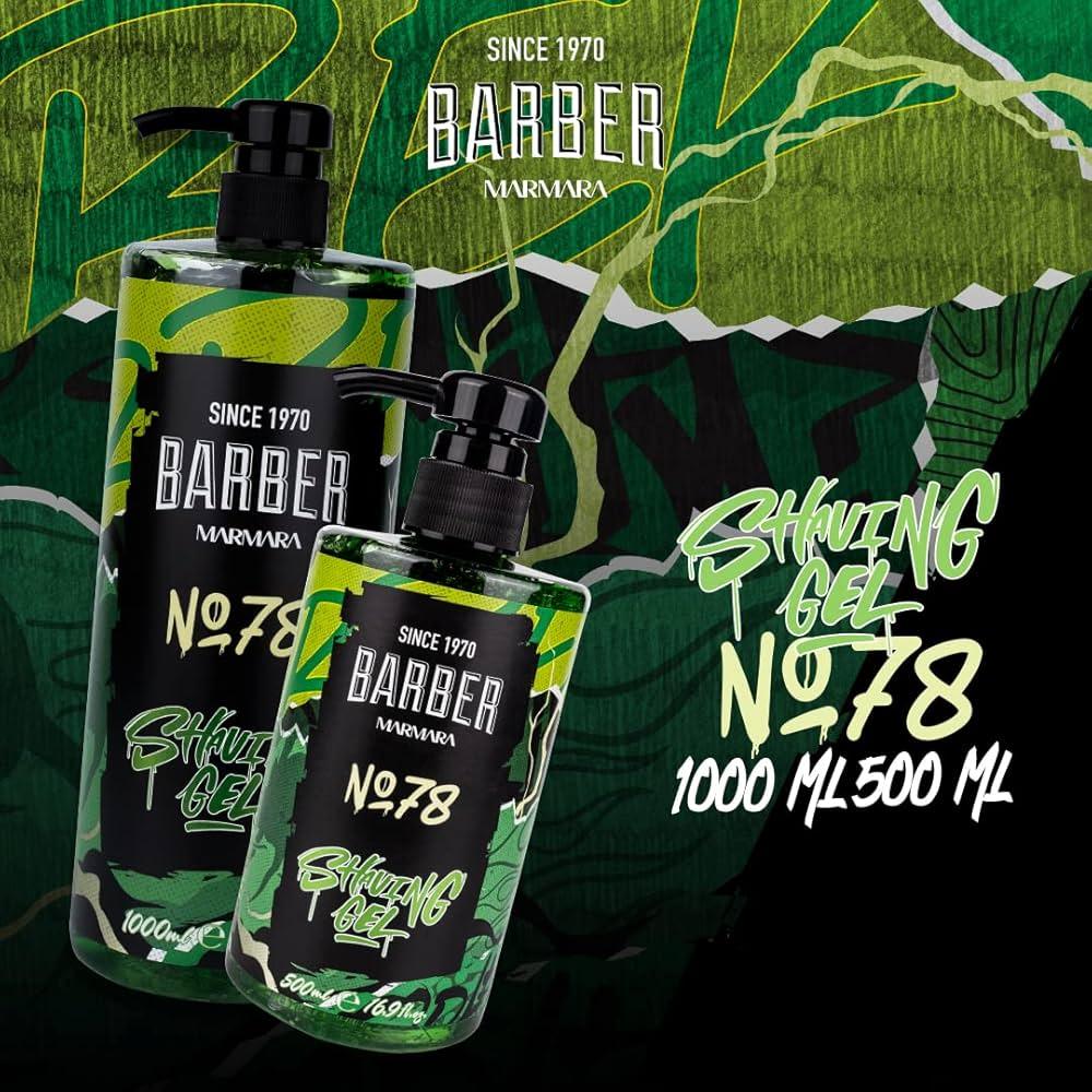 Marmara Barber Shaving Gel No.78 - 1005ml / 34 oz - Multipack