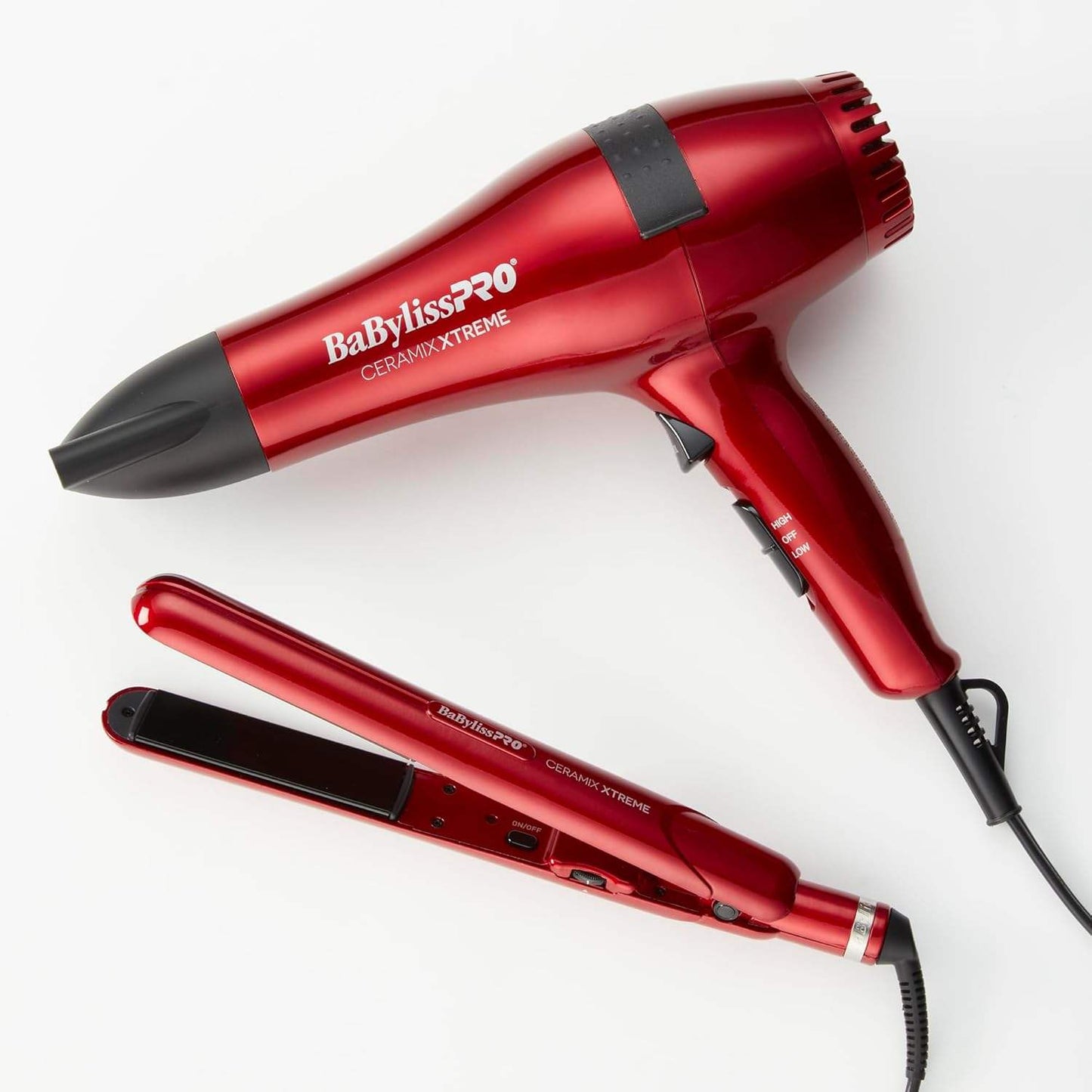 BaBylissPRO Ceramix Xtreme Flat Iron 1" & Hair Dryer