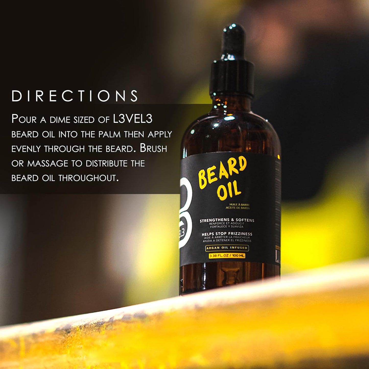 L3VEL3 Beard Oil 3.38 oz - Multipack