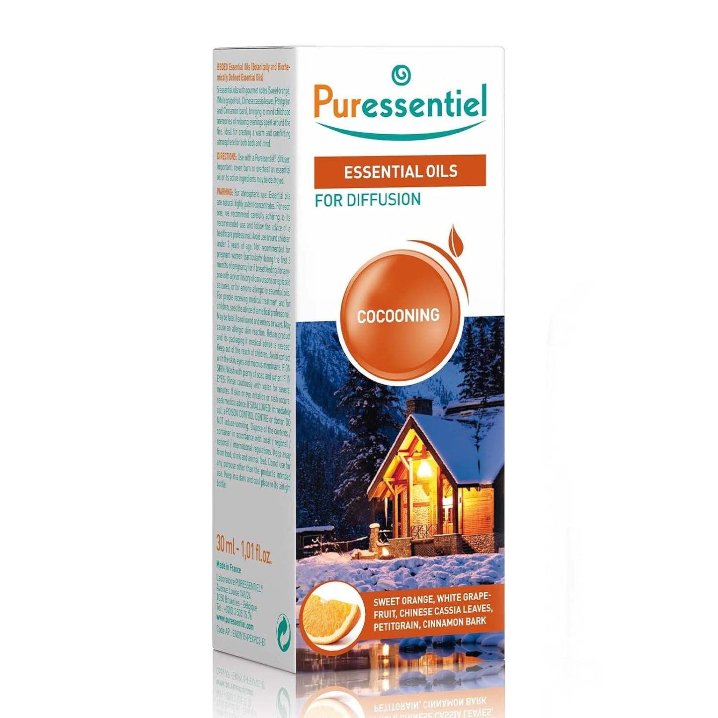 Diffusion Essential Oil - Cocooning by Puressentiel for Unisex - 1.01 oz Oil