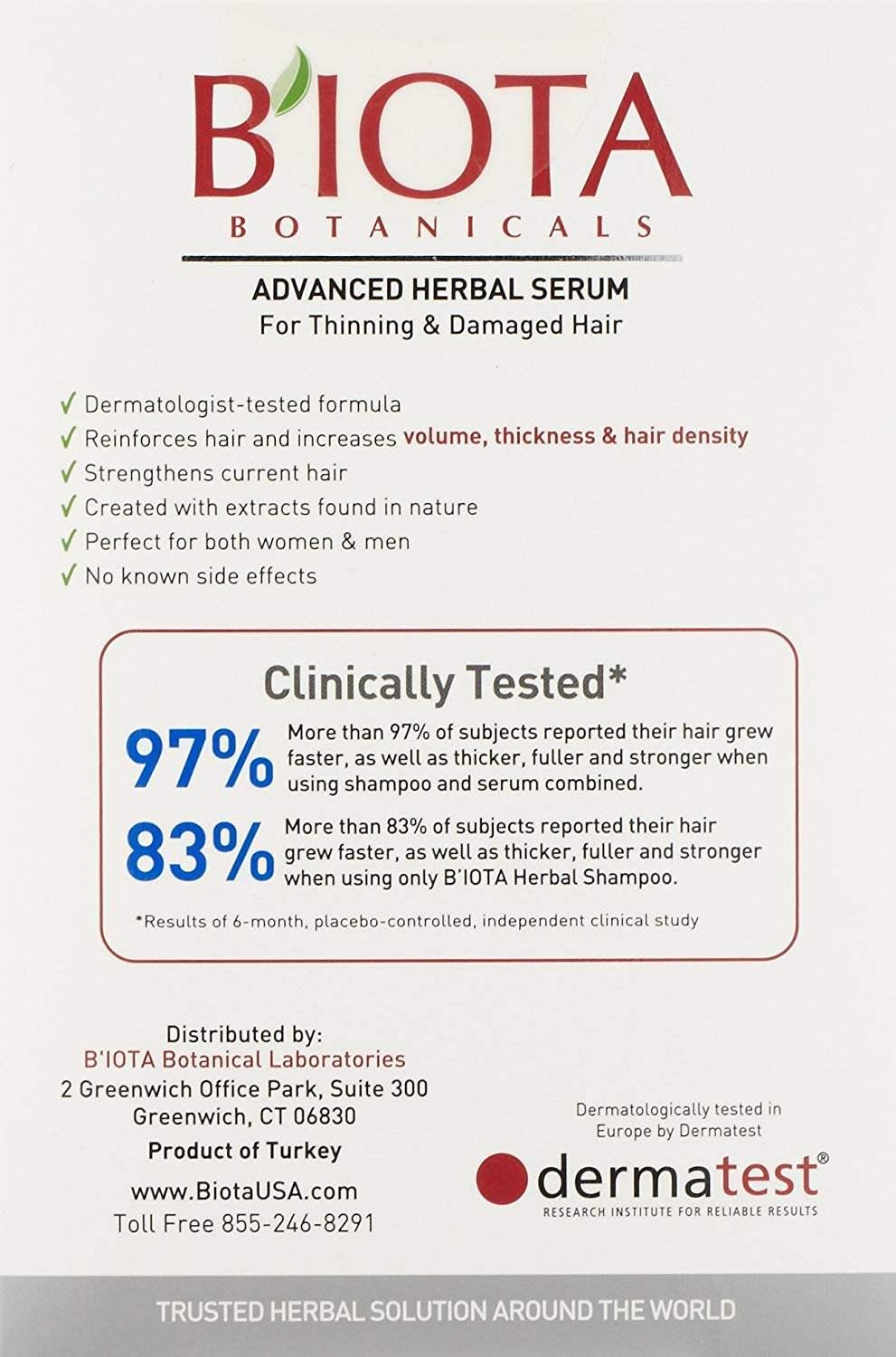 Biota Botanicals ADVANCED HERBAL CARE LEAVE IN OVERNIGHT SERUM