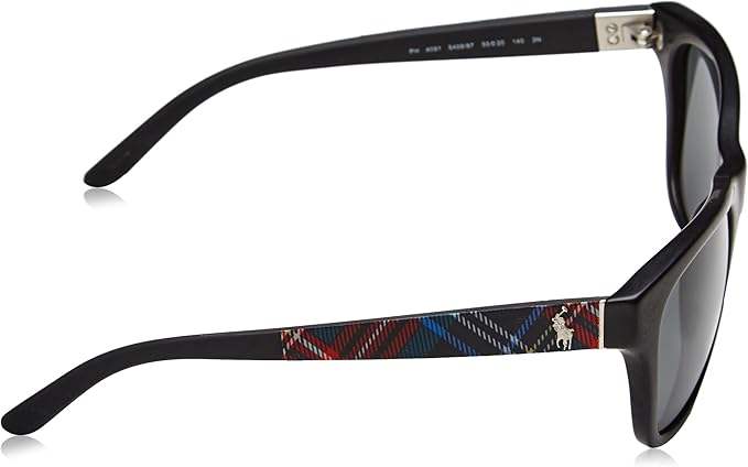 Polo Ralph Lauren PH 4091 5499-87 - Vintage Black-Grey by Ralph Lauren for Men - 55-20-140 mm Sunglasses