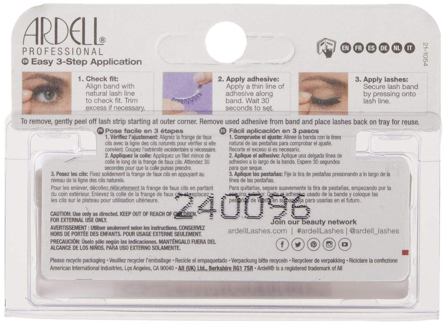 Ardell Professional Chocolate Lashes 888 Black Brown
