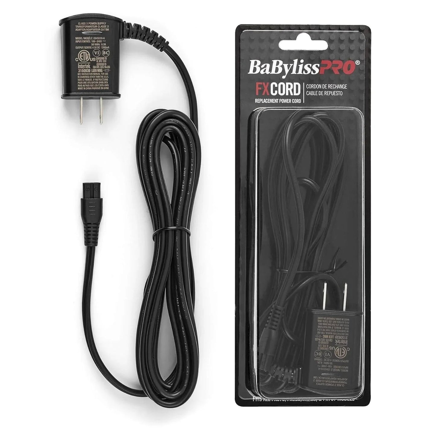 BaByliss Pro Replacement Power Cord