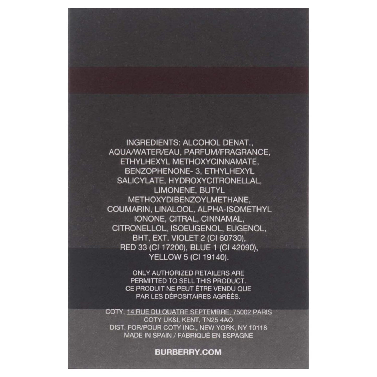 Burberry Touch by Burberry for Men - 1.7 oz EDT Spray