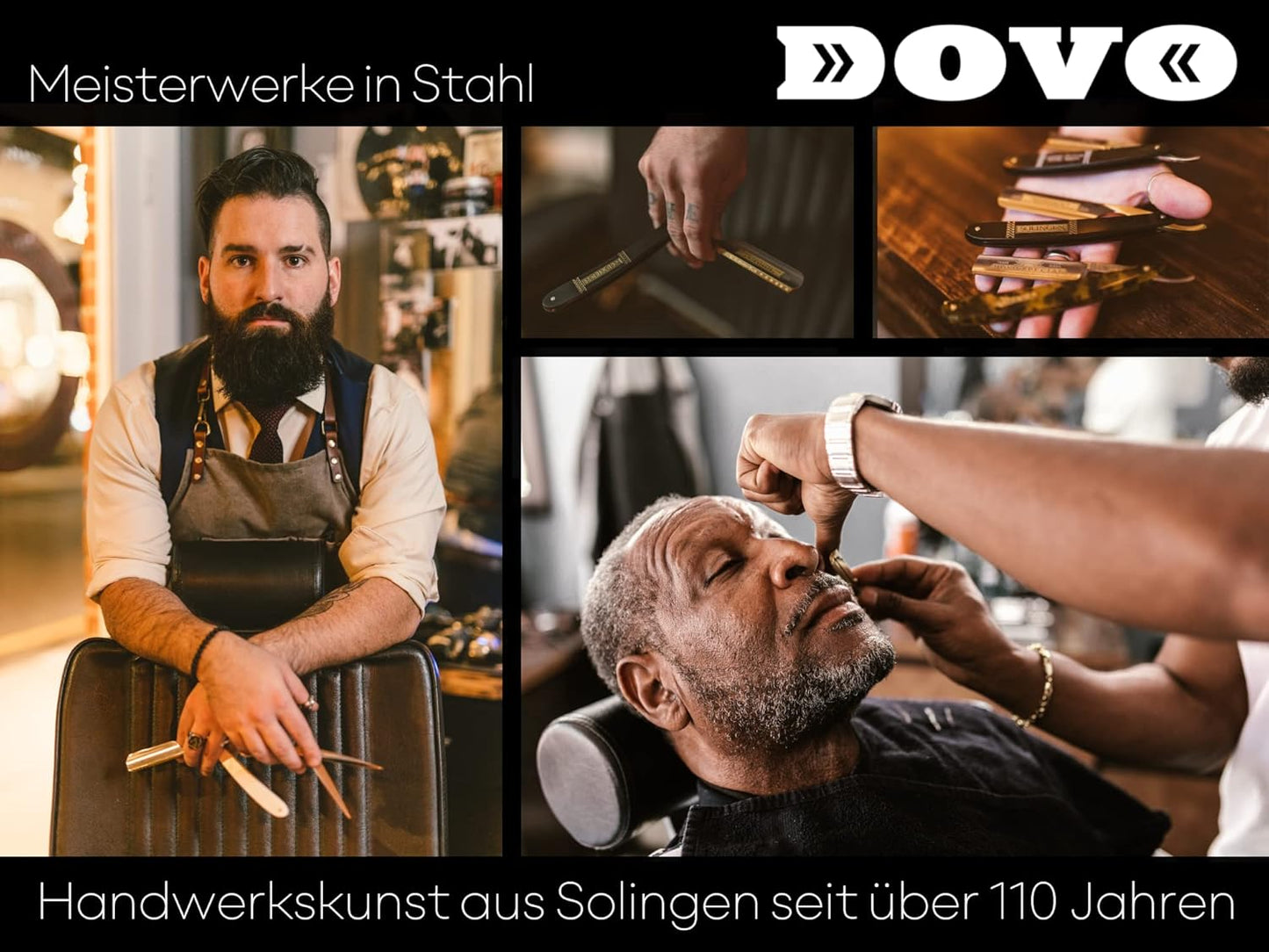 DOVO Shavette Straight Razor with Exchangeable Blade