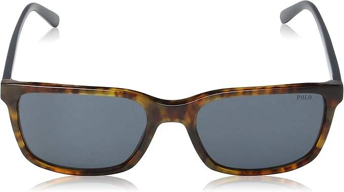 Polo Ralph Lauren PH 4103 5549-87 - Jerry Tortoise-Grey Blue by Ralph Lauren for Men - 56-19-145 mm Sunglasses
