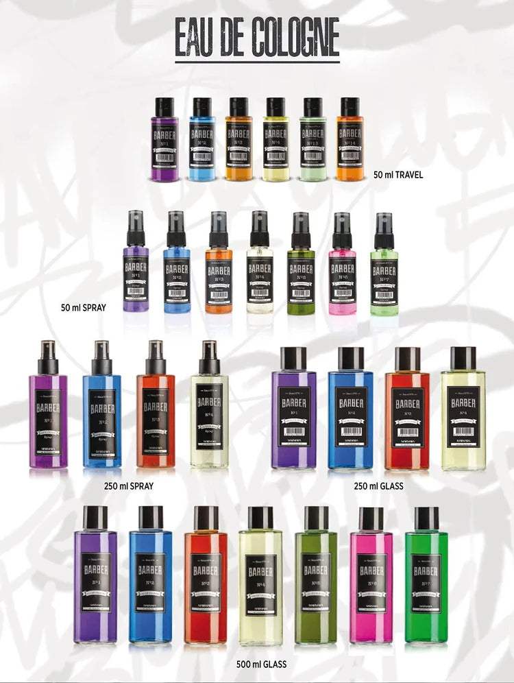 Marmara Barber 5 Mix Travel Set Graffiti Spray 1.7 Oz BC-50-MIX5-S