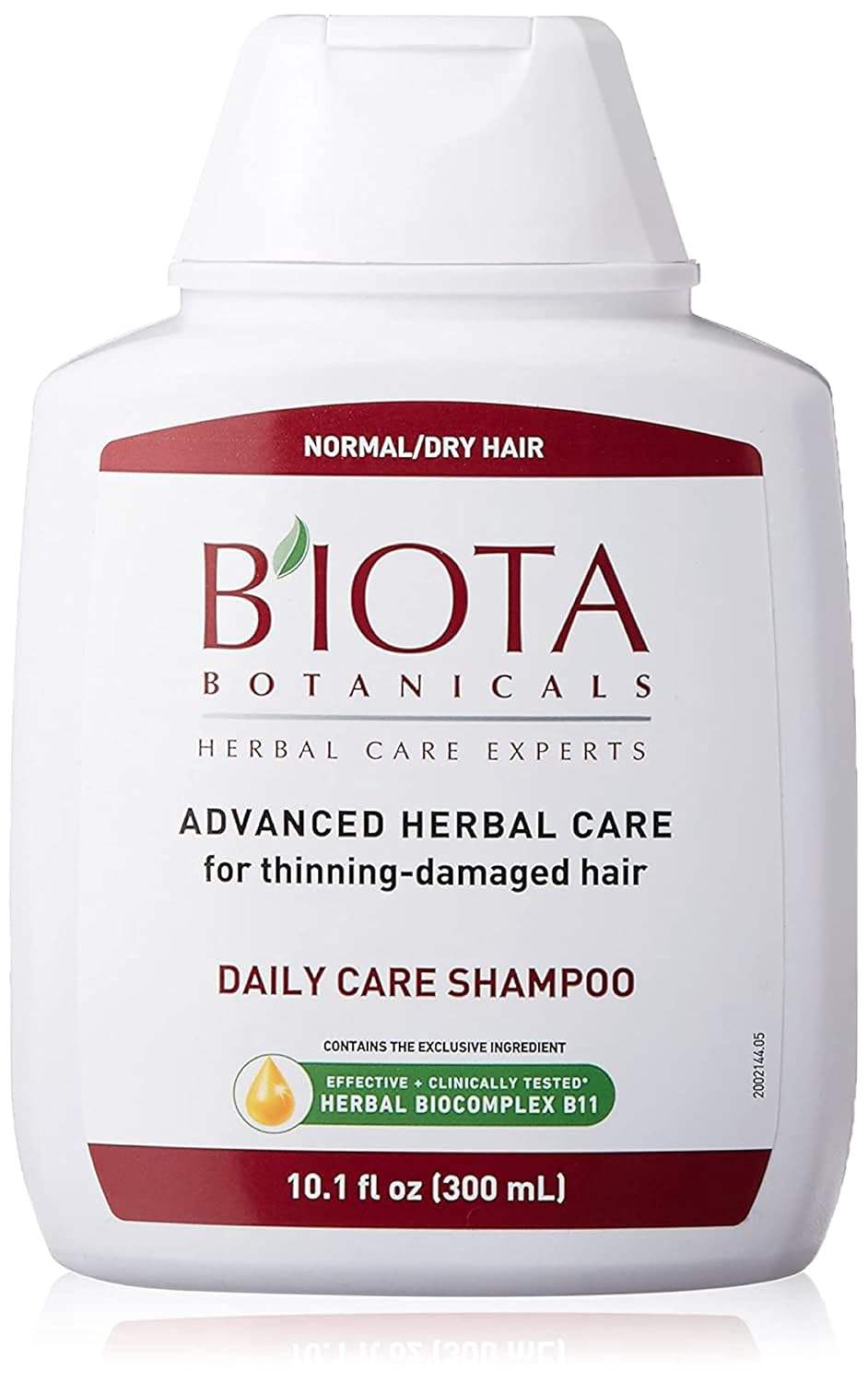 Biota Botanicals Advanced Herbal Care Shampoo for Thinning - Damaged Hair - Normal 10.1 oz (0.63lb)