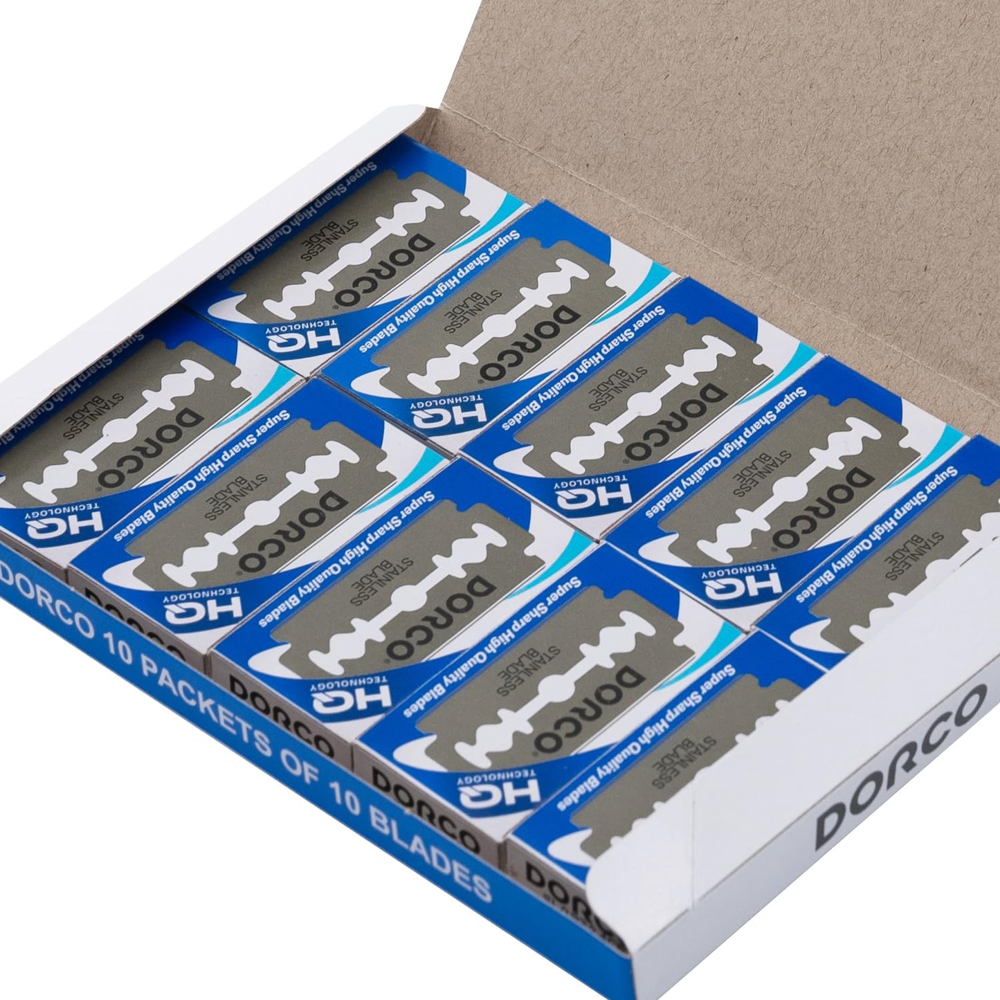 Dorco ST300 Platinum Extra Double Edge Razor Blade - 10000 ct