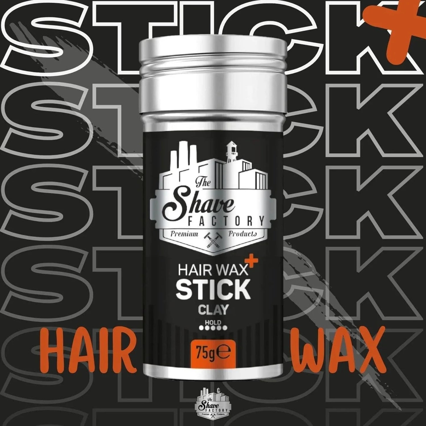 The Shave Factory Hair Wax Stick Clay 75g / 2.5 oz