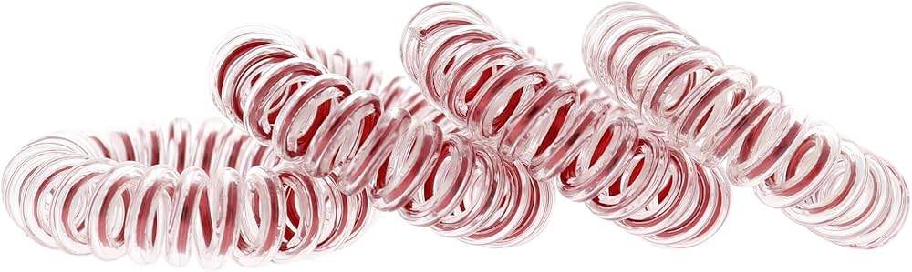 The Markless Hair Loop Set - Stocking Stuffe by Goomee for Women - 4 Pc Hair Tie (Holiday Edition )