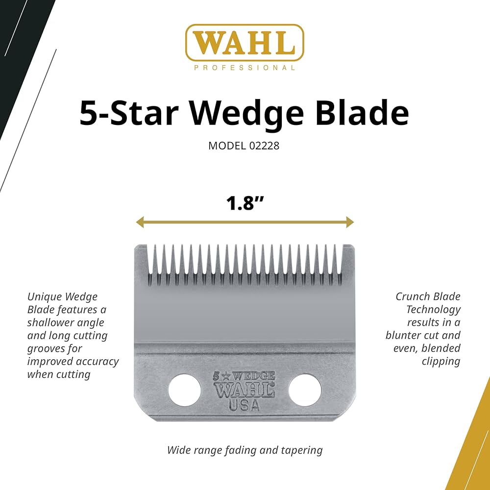 WAHL 5 Star Wedge Blade Set