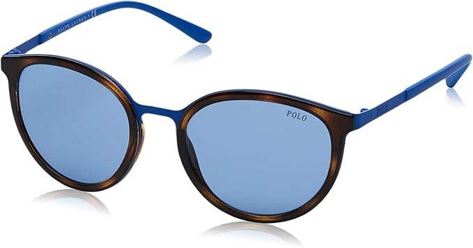 Polo Ralph Lauren PH 3104 9318-72 - Matte Royal Blue-Light Blue by Ralph Lauren for Men - 50-18-140 mm Sunglasses