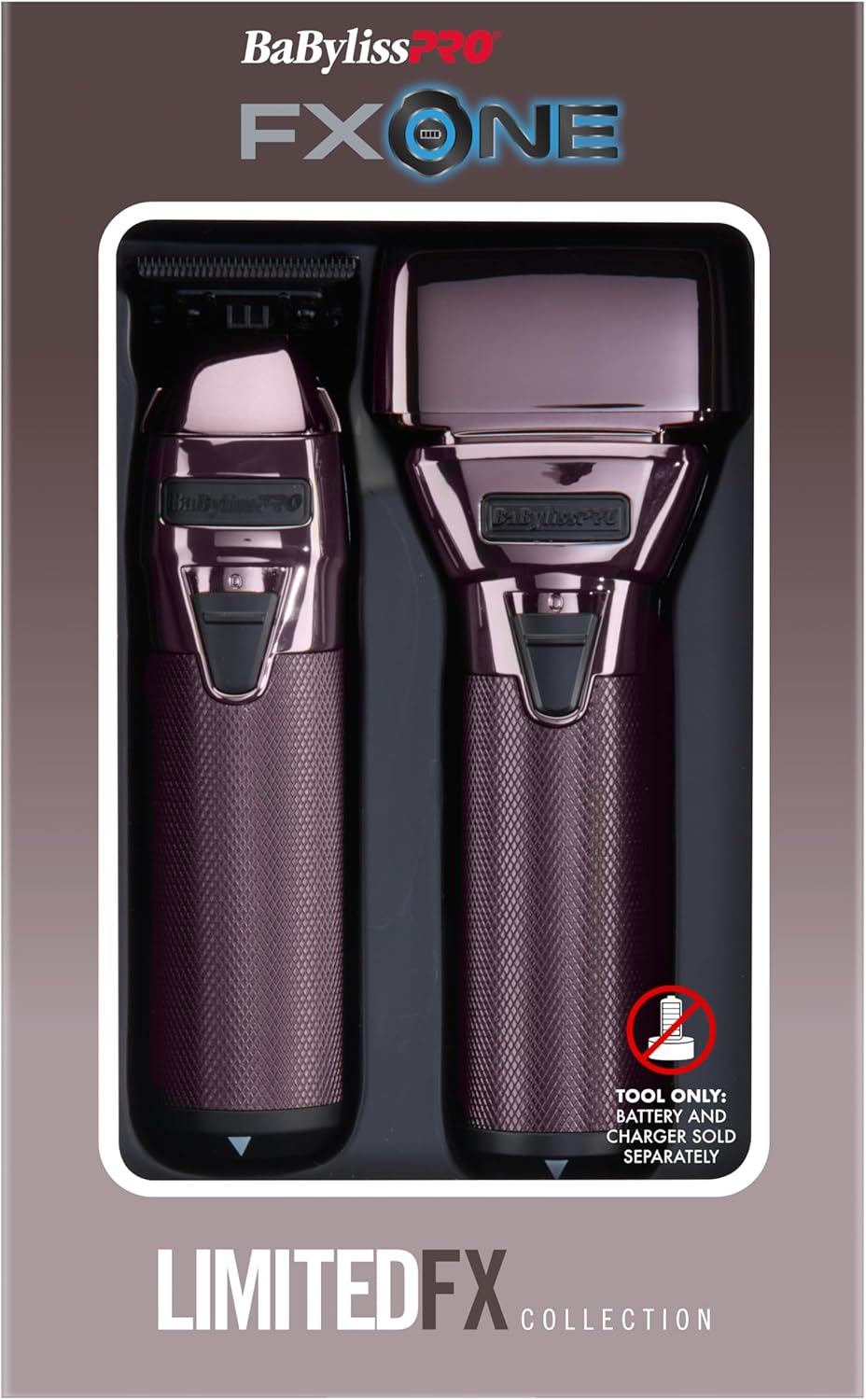 BaBylissPRO LimitedFX FXONE Nightfall Collection Trimmer & Foil Shaver