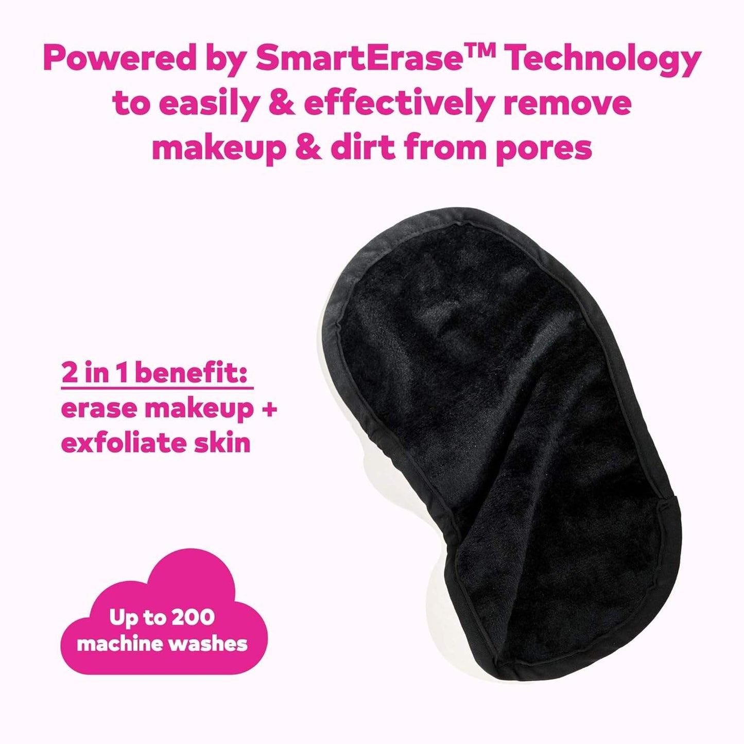 Makeup Remover Cloth - Black by MakeUp Eraser for Women - 1 Pc Cloth