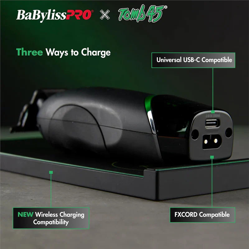 BaBylissPRO x TOMB45 Wireless Charging Pad