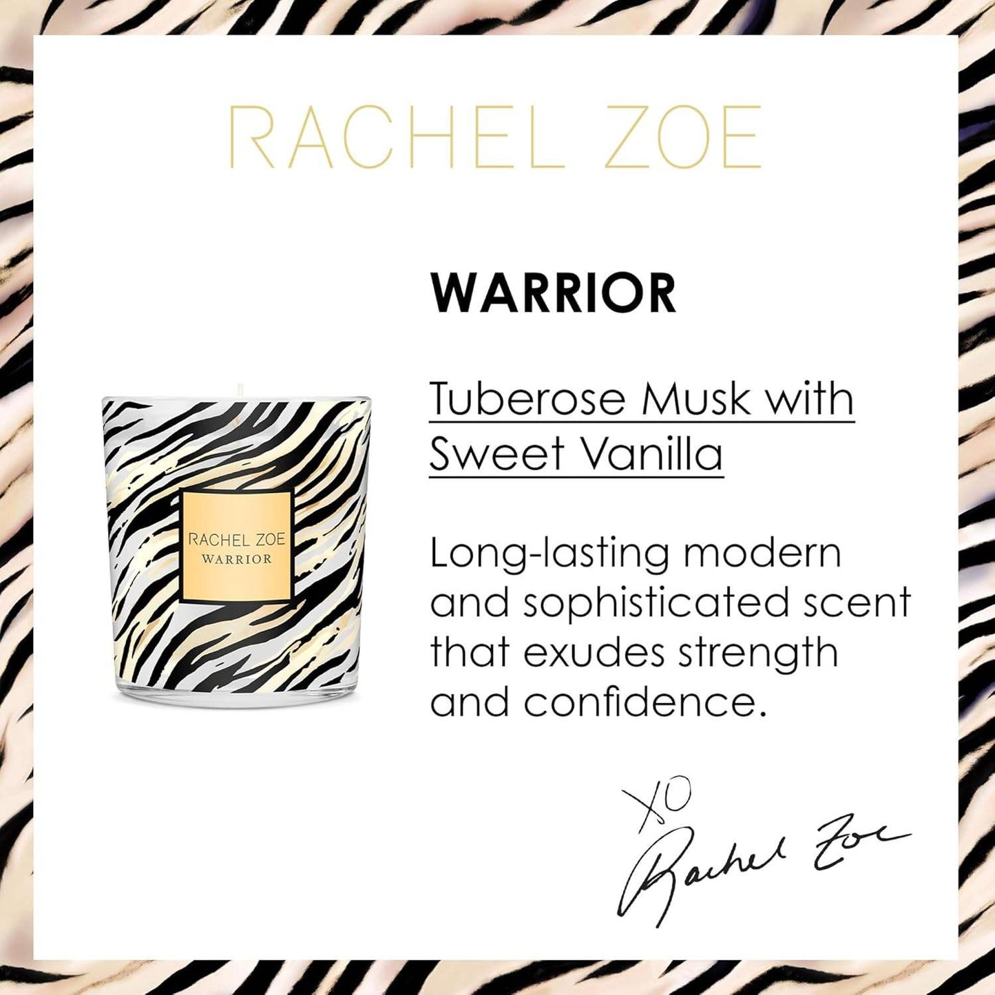 Warrior Scented Candle by Rachel Zoe for Women - 6.3 oz Candle